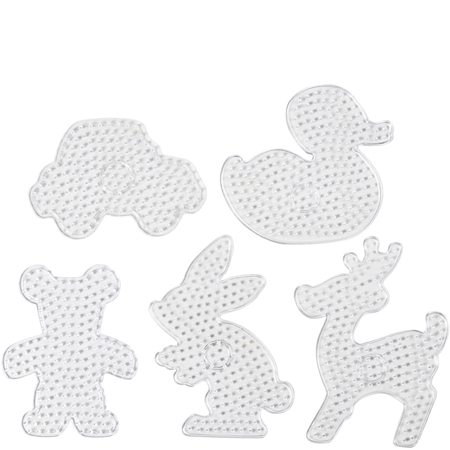 Creotime Transparent Bead Plate Set - 5 pcs