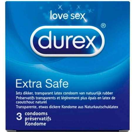 Durex Extra Safe Condoms 3 pcs
