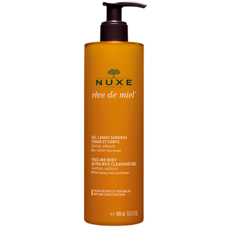 Nuxe Rêve de Miel Face & Body Cleansing Gel - 400 ml