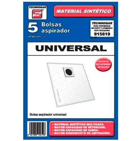 Tecnhogar Universal Vacuum Cleaner Bags - 5 pcs