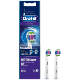 Oral-B 3D White CleanMaximiser Brush Heads - 2 pcs.