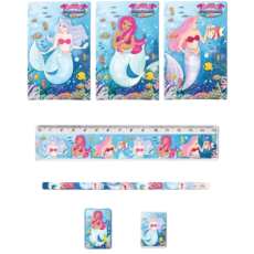 Fun Stationery Magical Mermaids Stationery Set – 5 Pcs