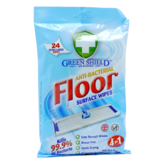 Green Shield Anti-Bacterial Floor Cloths - 24 pcs