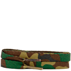 Shoestring Laces - Green Camouflage
