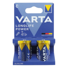 Varta Longlife Power Alkaline Baby C Battery – 2 pcs